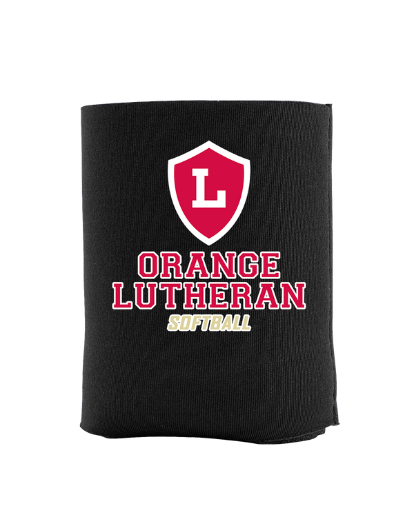 Orange Lutheran HS Softball Shield - Koozie