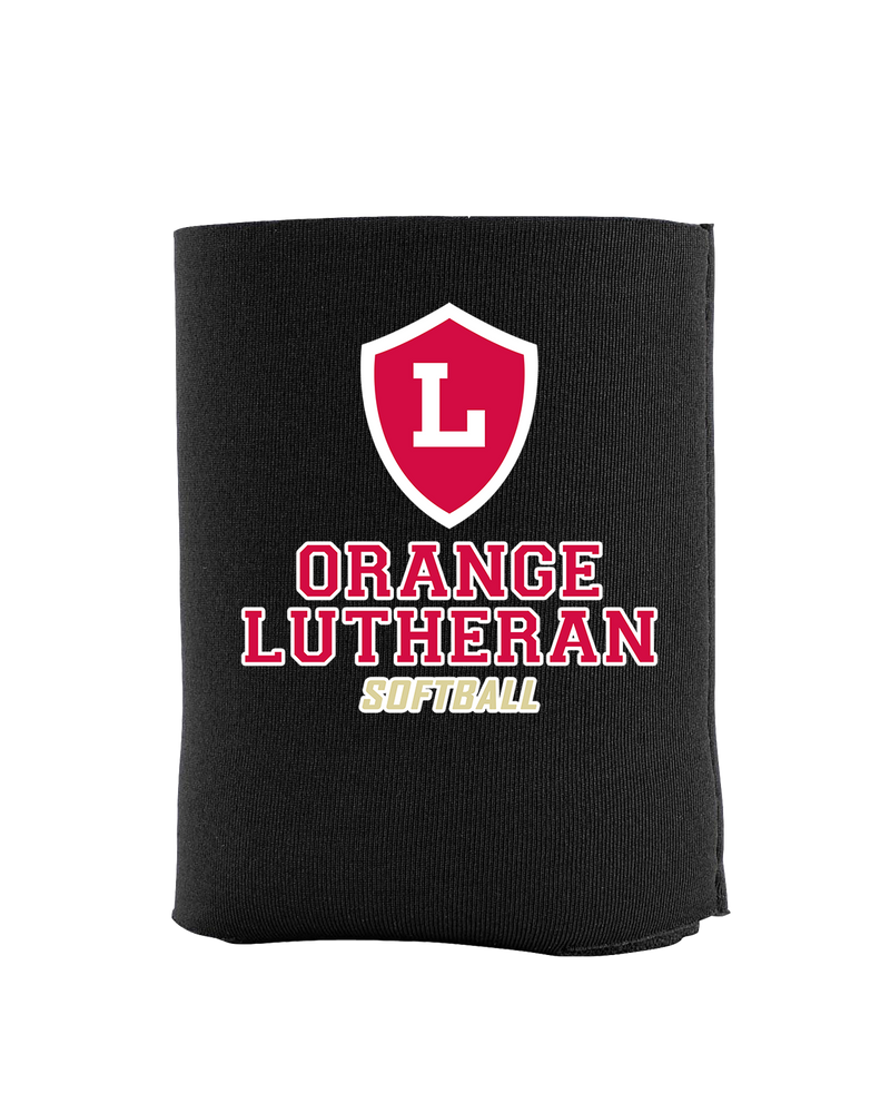 Orange Lutheran HS Softball Shield - Koozie