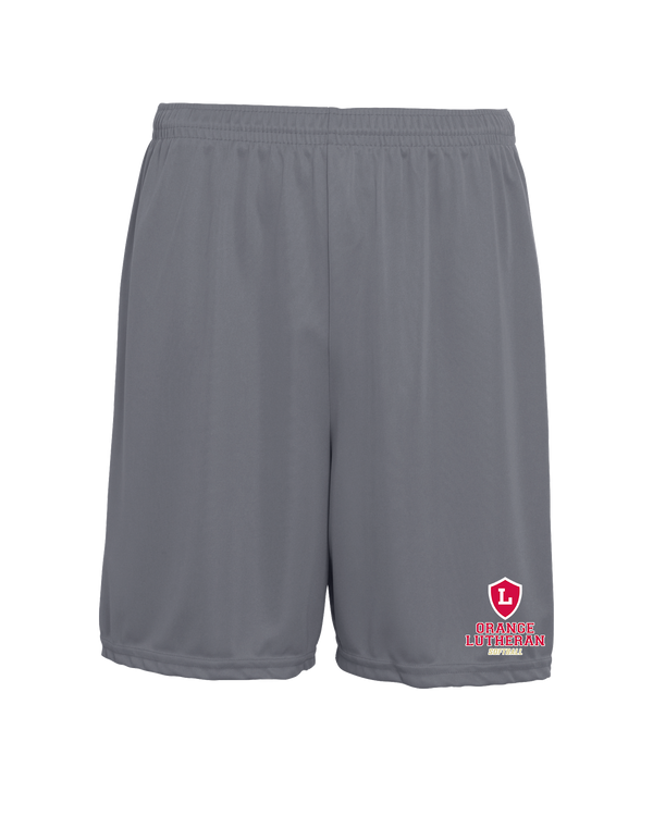 Orange Lutheran HS Softball Shield - 7 inch Training Shorts