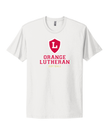 Orange Lutheran HS Softball Double Shield - Select Cotton T-Shirt
