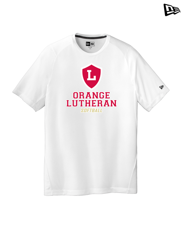 Orange Lutheran HS Softball Double Shield - New Era Performance Crew