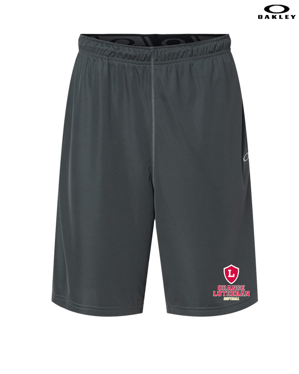 Orange Lutheran HS Softball Shield - Oakley Hydrolix Shorts