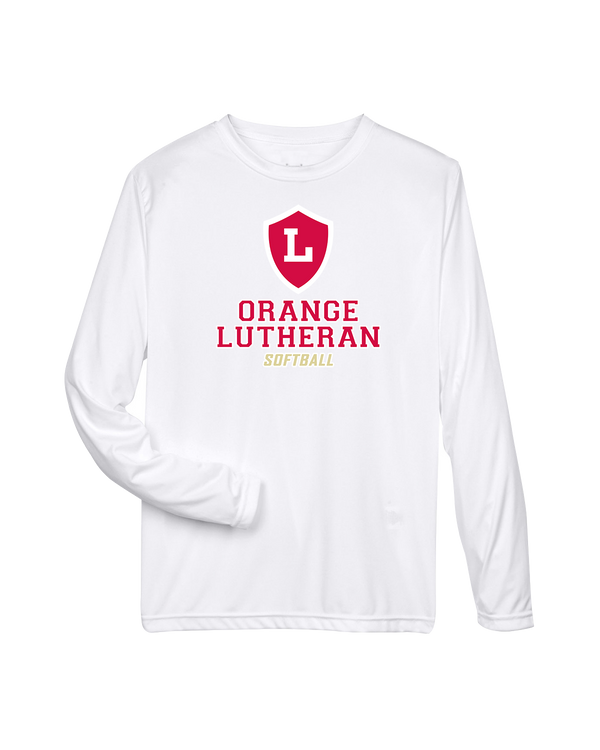 Orange Lutheran HS Softball Shield - Performance Long Sleeve