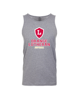 Orange Lutheran HS Softball Shield - Mens Tank Top