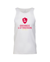 Orange Lutheran HS Softball Shield - Mens Tank Top