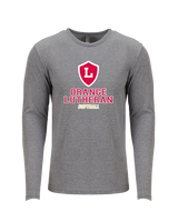 Orange Lutheran HS Softball Shield - Tri Blend Long Sleeve