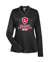 Orange Lutheran HS Softball Shield - Womens Performance Long Sleeve