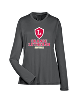Orange Lutheran HS Softball Shield - Womens Performance Long Sleeve