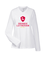 Orange Lutheran HS Softball Shield - Womens Performance Long Sleeve