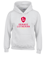 Orange Lutheran HS Softball Shield - Youth Hoodie