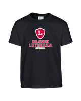 Orange Lutheran HS Softball Double Shield - Youth T-Shirt