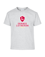 Orange Lutheran HS Softball Double Shield - Youth T-Shirt