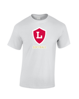 Orange Lutheran HS Softball Double Shield Logo - Cotton T-Shirt