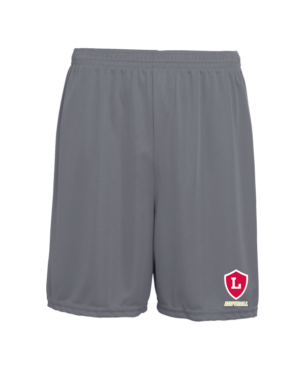 Orange Lutheran HS Softball Shield Logo - 7 inch Training Shorts