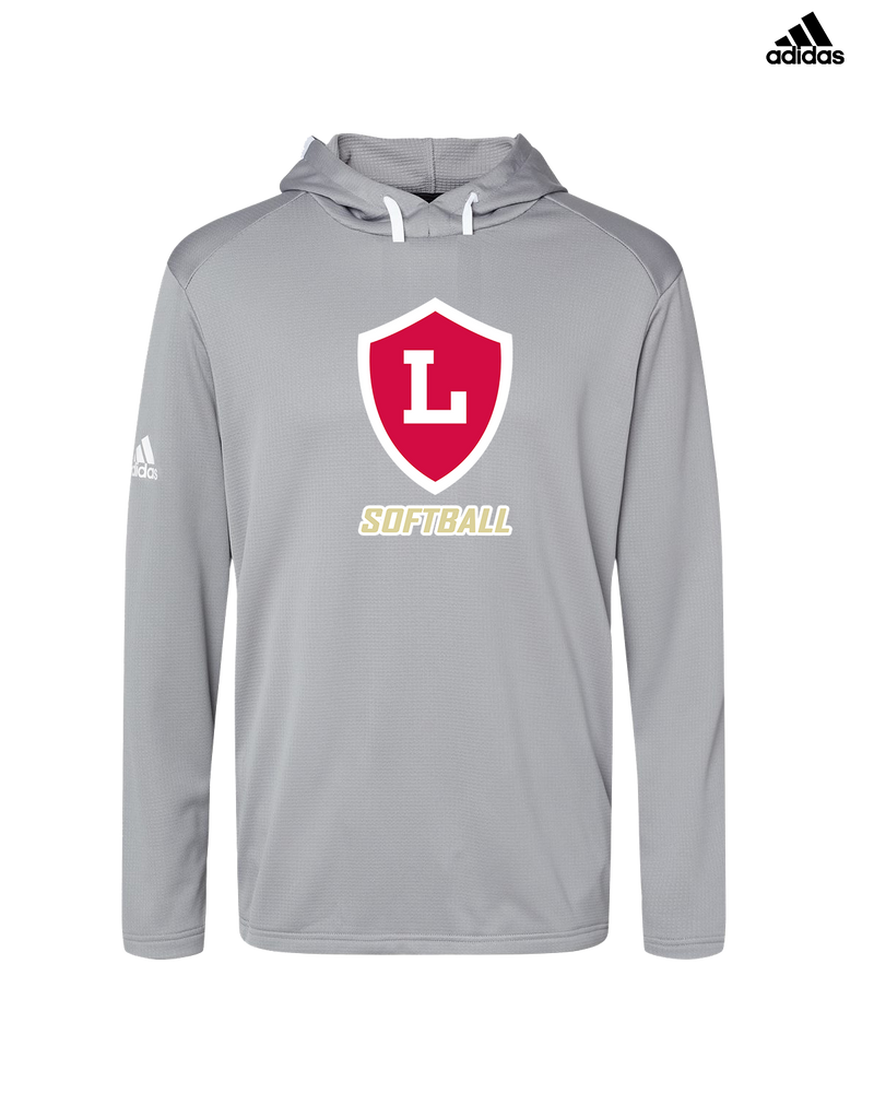 Orange Lutheran HS Softball Shield Logo - Adidas Men's Hooded Sweatshirt