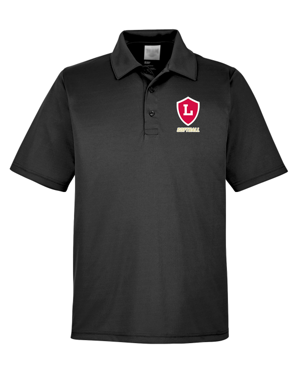 Orange Lutheran HS Softball Shield Logo - Men's Polo