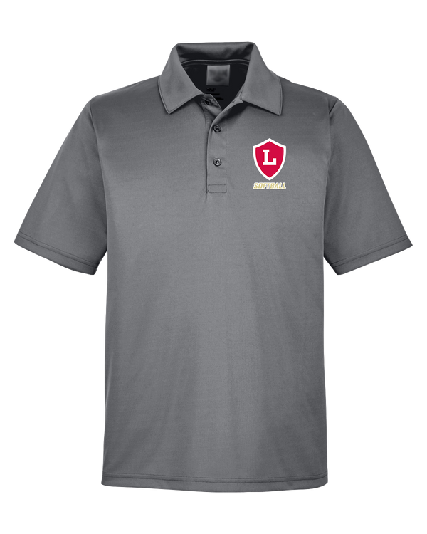 Orange Lutheran HS Softball Shield Logo - Men's Polo