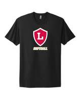 Orange Lutheran HS Softball Double Shield Logo - Select Cotton T-Shirt