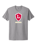 Orange Lutheran HS Softball Double Shield Logo - Select Cotton T-Shirt