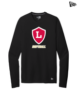 Orange Lutheran HS Softball Shield Logo - New Era Long Sleeve Crew