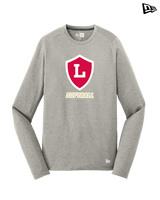 Orange Lutheran HS Softball Shield Logo - New Era Long Sleeve Crew