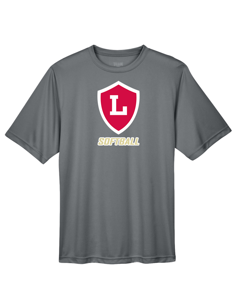 Orange Lutheran HS Softball Double Shield Logo - Performance T-Shirt