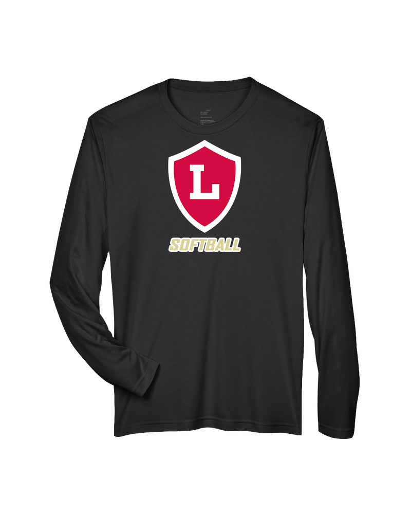 Orange Lutheran HS Softball Shield Logo - Performance Long Sleeve