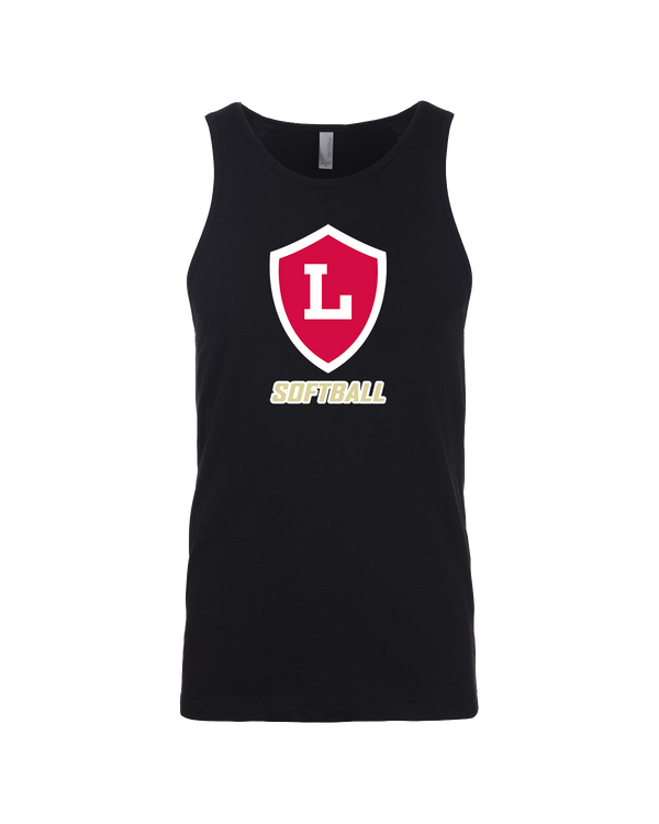 Orange Lutheran HS Softball Shield Logo - Mens Tank Top