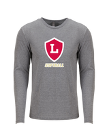 Orange Lutheran HS Softball Shield Logo - Tri Blend Long Sleeve