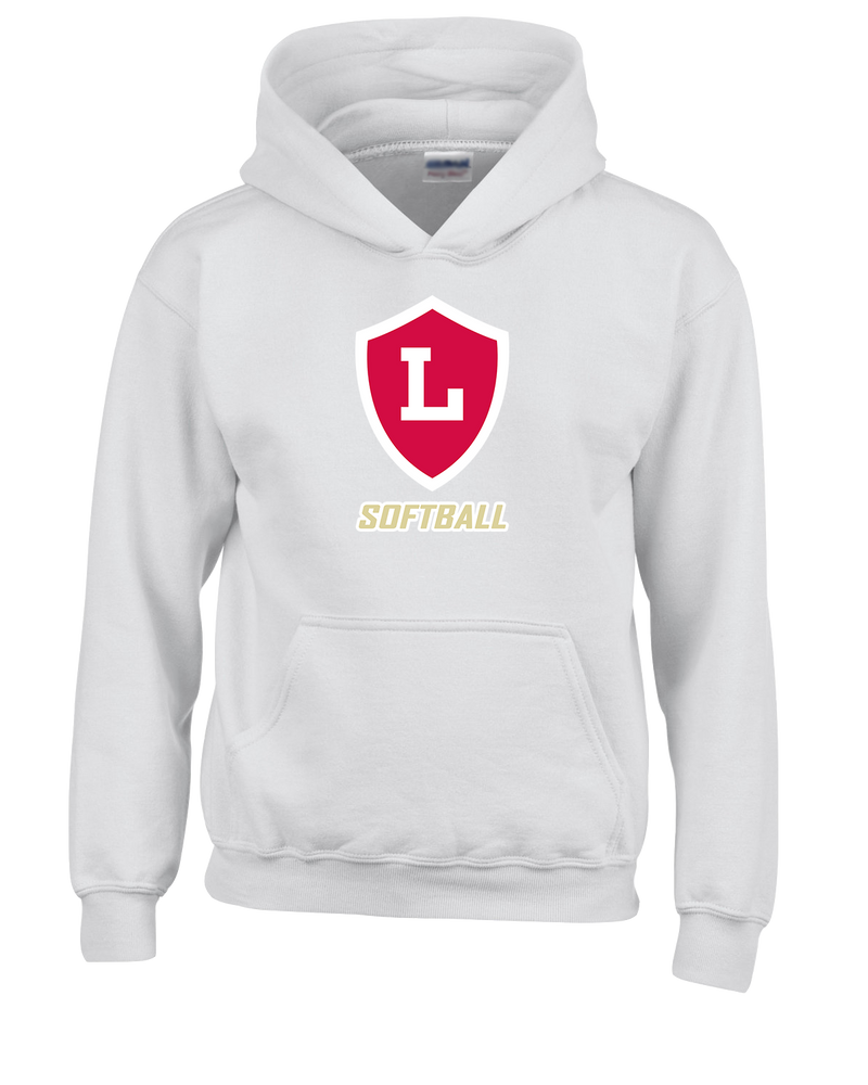 Orange Lutheran HS Softball Shield Logo - Cotton Hoodie