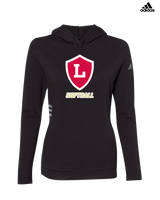 Orange Lutheran HS Softball Shield Logo - Adidas Women's Lightweight Hooded Sweatshirt