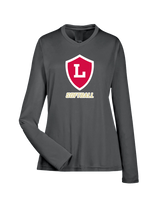 Orange Lutheran HS Softball Shield Logo - Womens Performance Long Sleeve