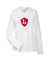 Orange Lutheran HS Softball Shield Logo - Womens Performance Long Sleeve