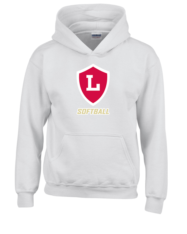 Orange Lutheran HS Softball Shield Logo - Youth Hoodie