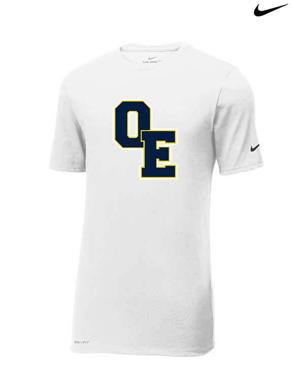 Ovid-Elsie HS Athletics Logo - Mens Nike Cotton Poly Tee