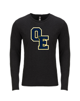 Ovid-Elsie HS Athletics Logo - Tri-Blend Long Sleeve