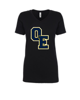 Ovid-Elsie HS Athletics Logo - Womens V-Neck