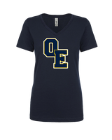 Ovid-Elsie HS Athletics Logo - Womens V-Neck