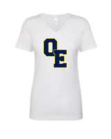 Ovid-Elsie HS Athletics Logo - Womens V-Neck