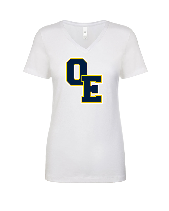Ovid-Elsie HS Athletics Logo - Womens V-Neck