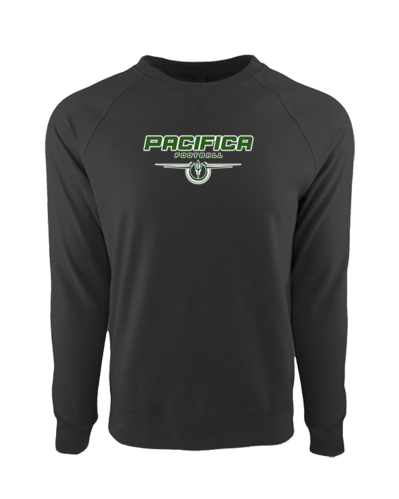 Pacifica HS Football Design - Crewneck Sweatshirt