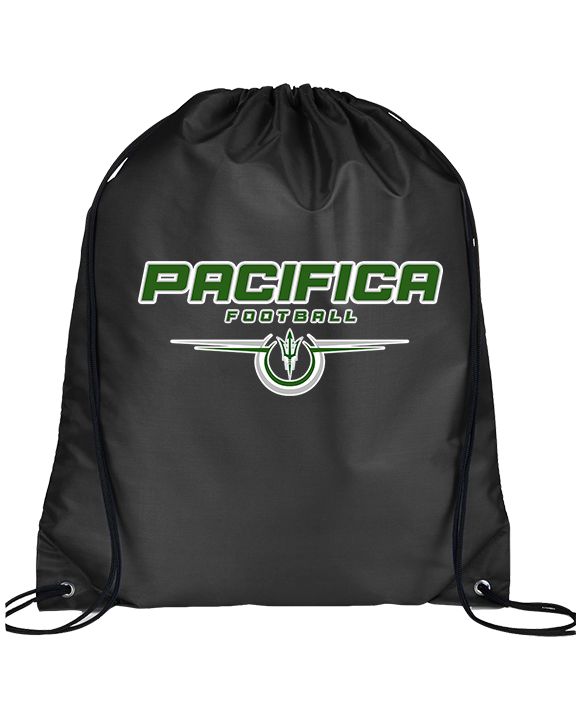 Pacifica HS Football Design - Drawstring Bag