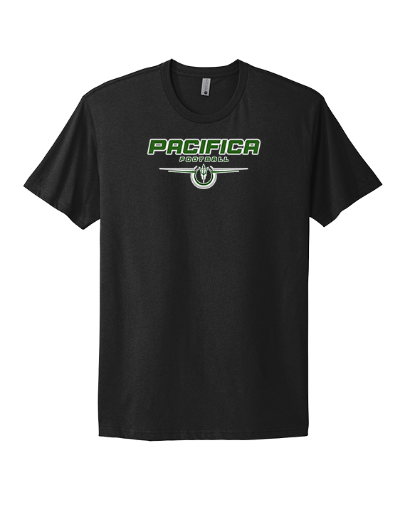 Pacifica HS Football Design - Mens Select Cotton T-Shirt
