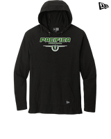 Pacifica HS Football Design - New Era Tri-Blend Hoodie