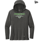 Pacifica HS Football Design - New Era Tri-Blend Hoodie