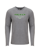 Pacifica HS Football Design - Tri-Blend Long Sleeve
