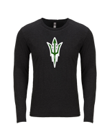Pacifica HS Football Logo - Tri-Blend Long Sleeve