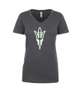 Pacifica HS Football Logo - Womens Vneck