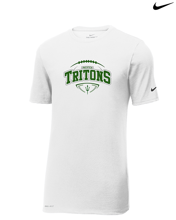 Pacifica HS Football Toss - Mens Nike Cotton Poly Tee