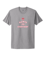 Palm Beach Christian Preparatory School Football Vs Everybody - Mens Select Cotton T-Shirt